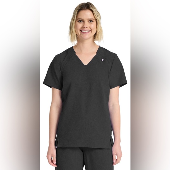 Scrubstar Women's Fashion Stretch V-Neck Scrub Top - Picture 1 of 5